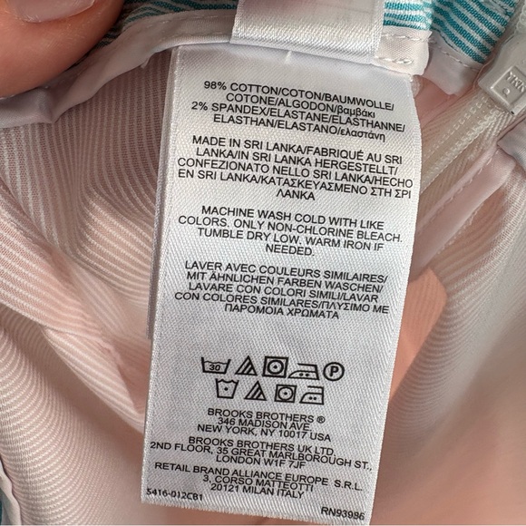 BROOKS BROTHERS Cotton Candy-striper Skirt in Pink/Blue Size 4 — ADORABLE!!! - Picture 5 of 7